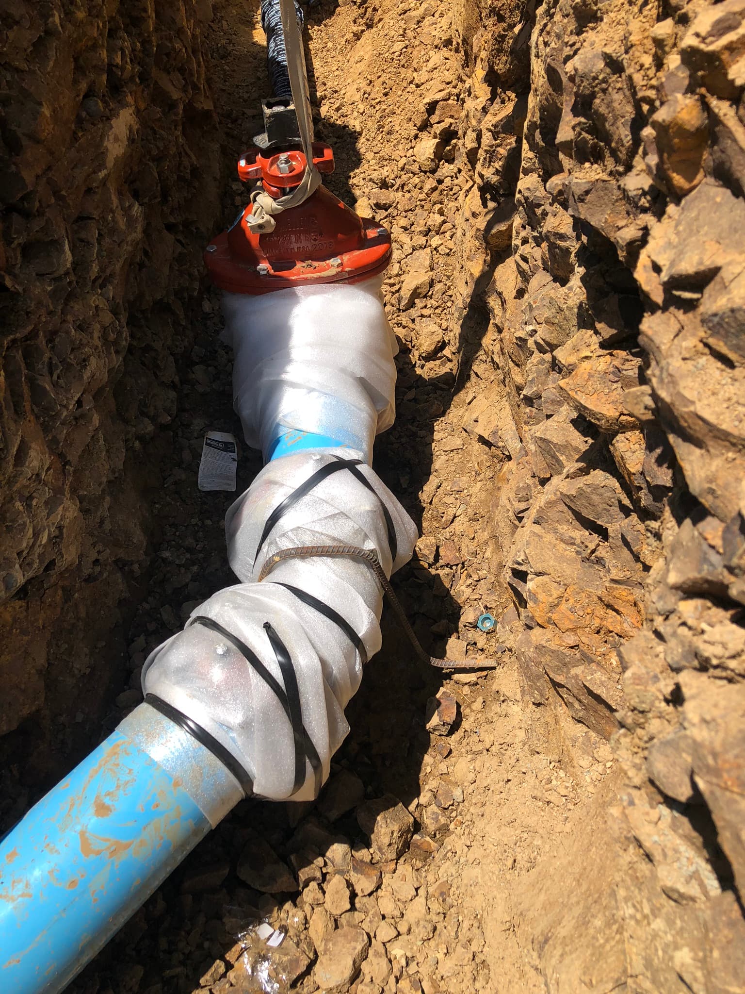 Commercial water heater installation