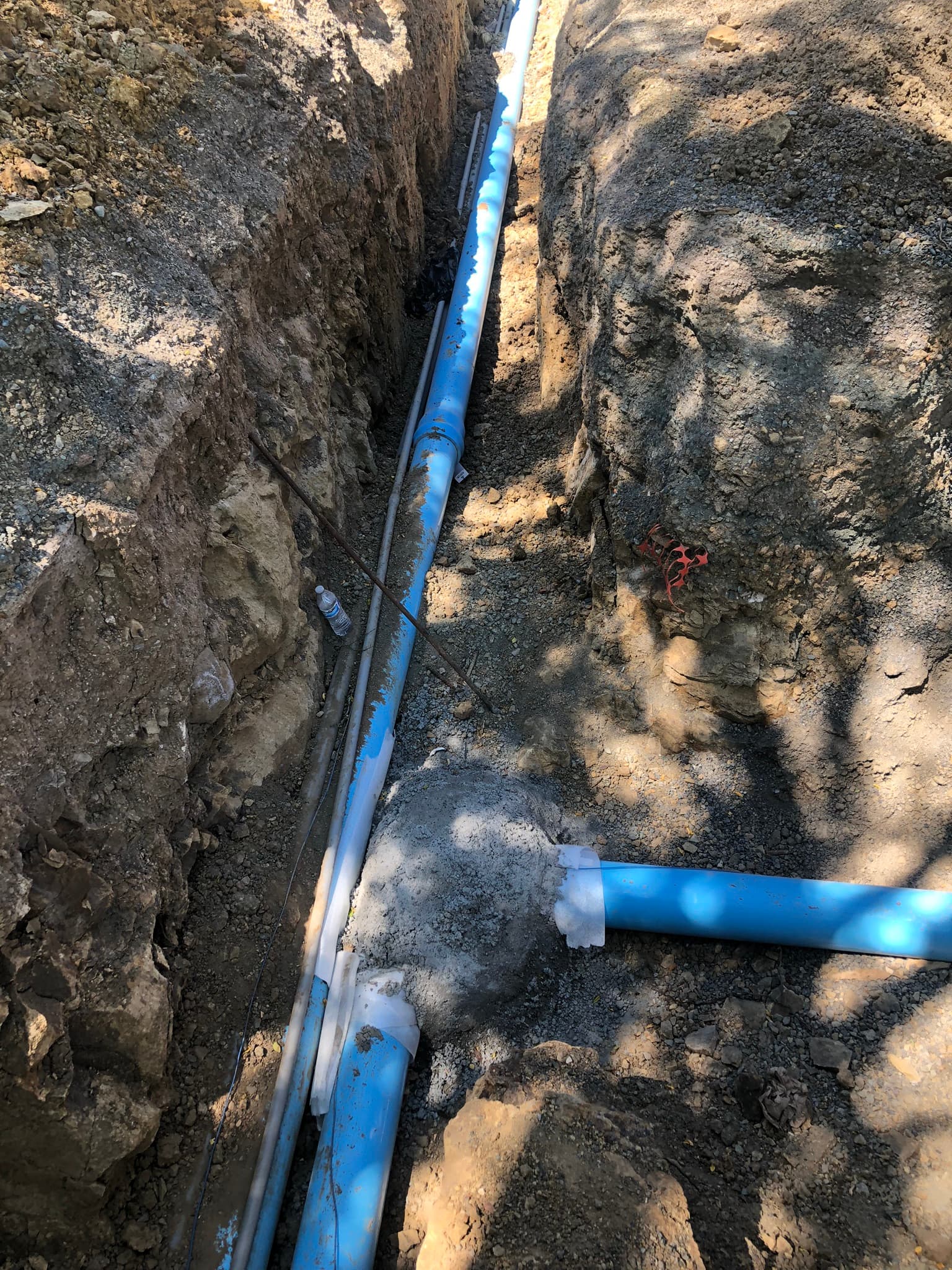New construction plumbing project